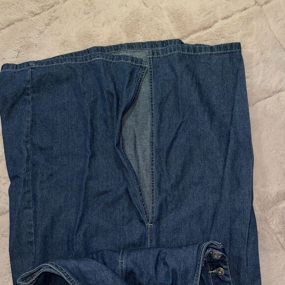 Lindsey Michelle american flag jumper denim maxi dress womens size medium - Picture 5 of 7